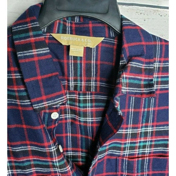 Roebuck & Co Woman Medium Button Long Sleeve Shirt - Picture 2 of 6